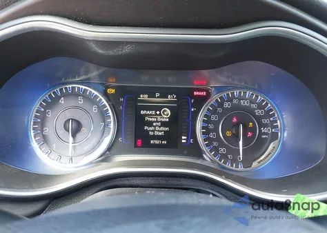 2017 Chrysler 200 Limited Platinum z USA, uszkodzony, nr VIN 1C3CCCAB3HN502493